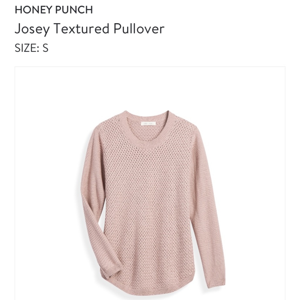 Honey Punch Josef Textured Pullover-Stitch Fix